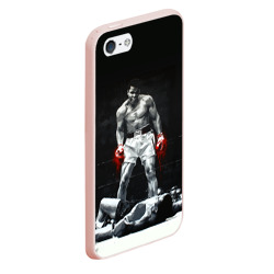 Чехол для iPhone 5/5S матовый Muhammad Ali - фото 2