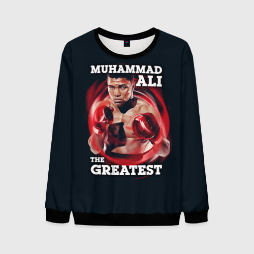 Мужской свитшот 3D Muhammad Ali, цвет черный