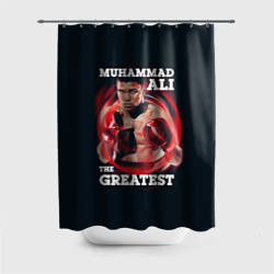 Штора 3D для ванной Muhammad Ali