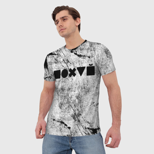 Мужская футболка 3D Безразличие, цвет 3D печать - фото 3