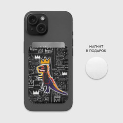 Картхолдер Magsafe магнитный Динозавр в короне от Баския - фото 2