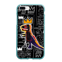 Чехол для iPhone 7Plus/8 Plus матовый Динозавр в короне от Баския