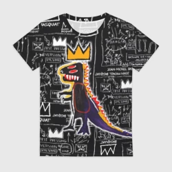 Женская футболка 3D Динозавр в короне от Баския