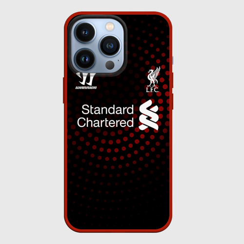 Чехол для iPhone 13 Pro Liverpool, цвет красный