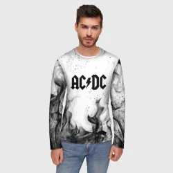 Мужской лонгслив 3D AC/DC АС/ДС - фото 2