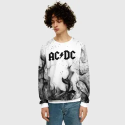 Мужской свитшот 3D AC/DC АС/ДС - фото 2