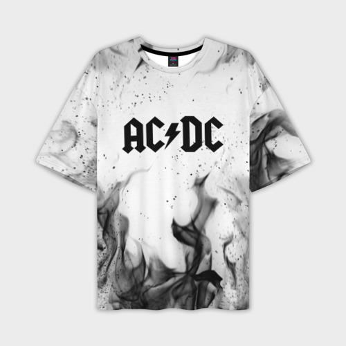 Мужская футболка oversize 3D AC/DC АС/ДС, цвет 3D печать