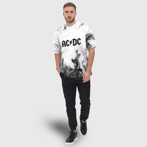 Мужская футболка oversize 3D AC/DC АС/ДС, цвет 3D печать - фото 5