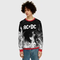 Мужской свитшот 3D AC DC АС ДС - фото 2