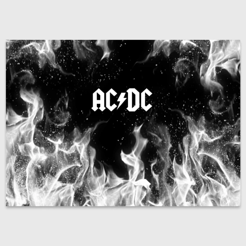 Поздравительная открытка AC DC АС ДС