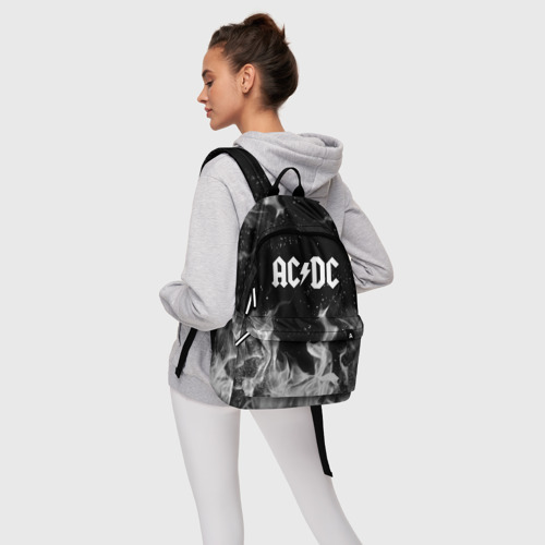 Рюкзак 3D с принтом AC DC | АС ДС (Z), фото #4