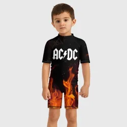 Детский купальный костюм 3D AC DC АС ДС - фото 2