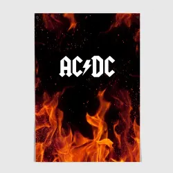 Постер AC DC АС ДС