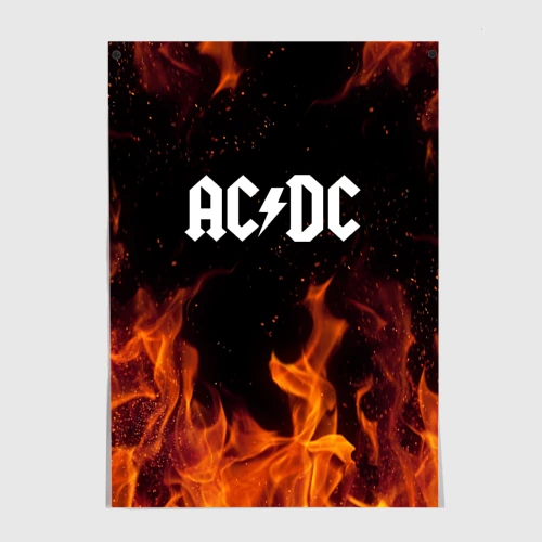 Постер AC DC АС ДС