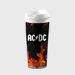 Термокружка-непроливайка AC DC АС ДС
