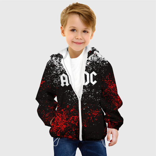 Детская куртка 3D AC DC АС ДС, цвет белый - фото 3