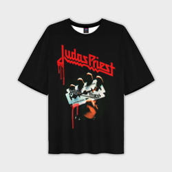 Мужская футболка oversize 3D Judas Priest