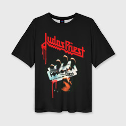 Женская футболка oversize 3D Judas Priest
