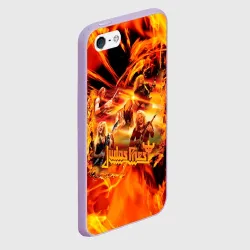 Чехол для iPhone 5/5S матовый Judas Priest - фото 2