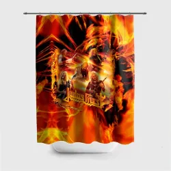 Штора 3D для ванной Judas Priest