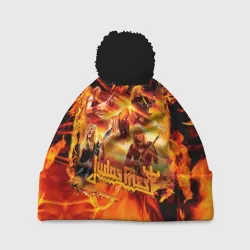 Шапка 3D c помпоном Judas Priest