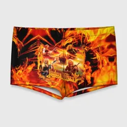 Мужские купальные плавки 3D Judas Priest