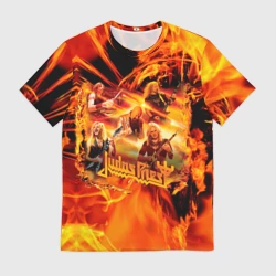 Мужская футболка 3D Judas Priest
