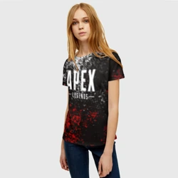 Женская футболка 3D Apex Legends Апекс Легенд - фото 2