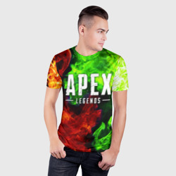 Мужская футболка 3D Slim Apex Legends - фото 2