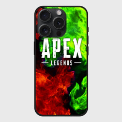 Чехол силиконовый для Apple iPhone 15 Pro матовый Apex Legends