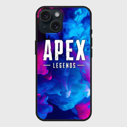 Чехол силиконовый для Apple iPhone 15 матовый Apex Legends