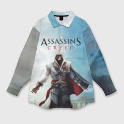 Женская рубашка oversize 3D Assassins Creed