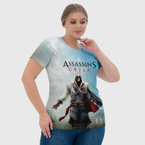 Женская футболка 3D Assassins Creed, цвет 3D печать - фото 6