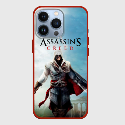 Чехол для iPhone 13 Pro Assassins Creed, цвет красный