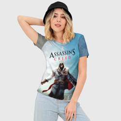Женская футболка 3D Slim Assassins Creed - фото 2