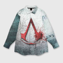 Мужская рубашка oversize 3D Assassins Creed