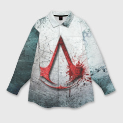 Женская рубашка oversize 3D Assassins Creed