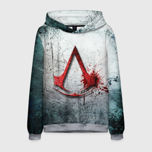Мужская толстовка 3D Assassins Creed, цвет меланж
