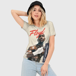 Женская футболка 3D Slim Floyd - фото 2