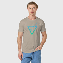 Мужская футболка хлопок Liquid Triangle - фото 2