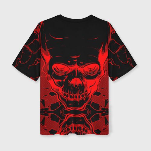 Женская футболка oversize 3D Judas Priest, цвет 3D печать - фото 2