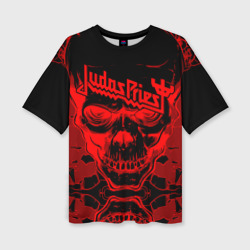 Женская футболка oversize 3D Judas Priest