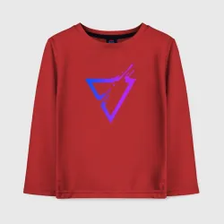 Детский лонгслив хлопок Liquid Triangle