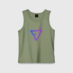 Детская майка хлопок Liquid Triangle