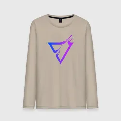 Мужской лонгслив хлопок Liquid Triangle
