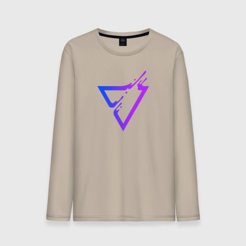 Мужской лонгслив хлопок Liquid Triangle