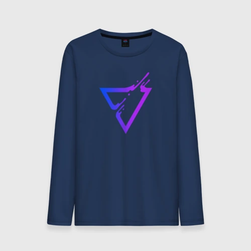 Мужской лонгслив хлопок Liquid Triangle