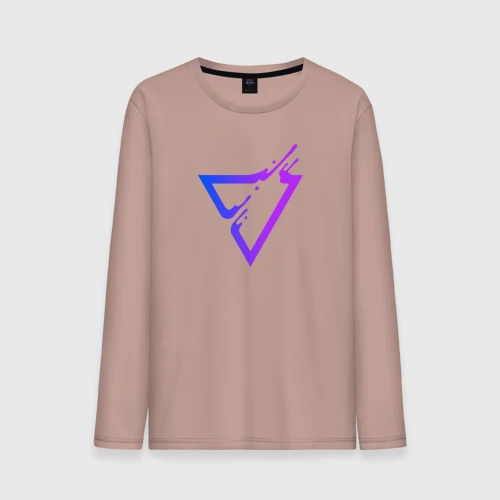 Мужской лонгслив хлопок Liquid Triangle