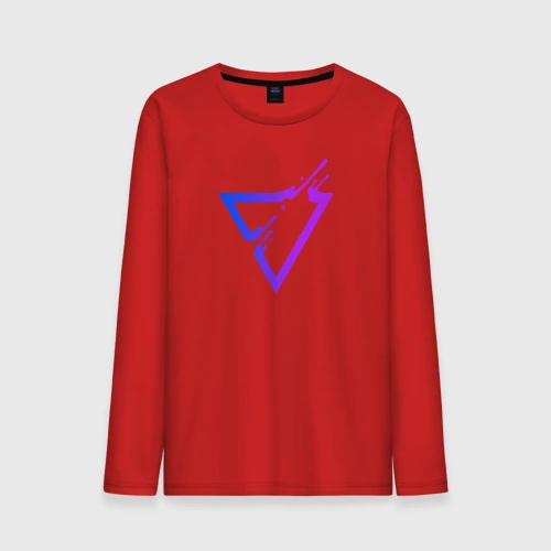 Мужской лонгслив хлопок Liquid Triangle