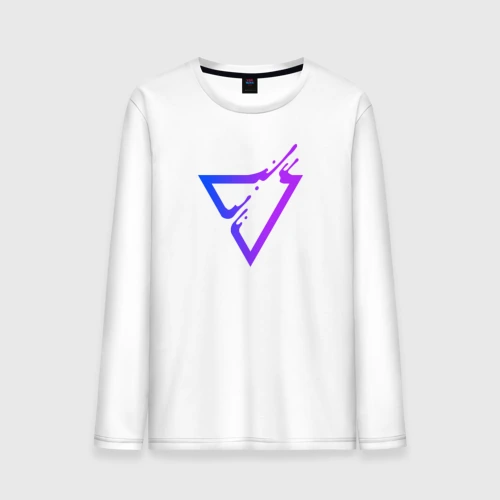 Мужской лонгслив хлопок Liquid Triangle